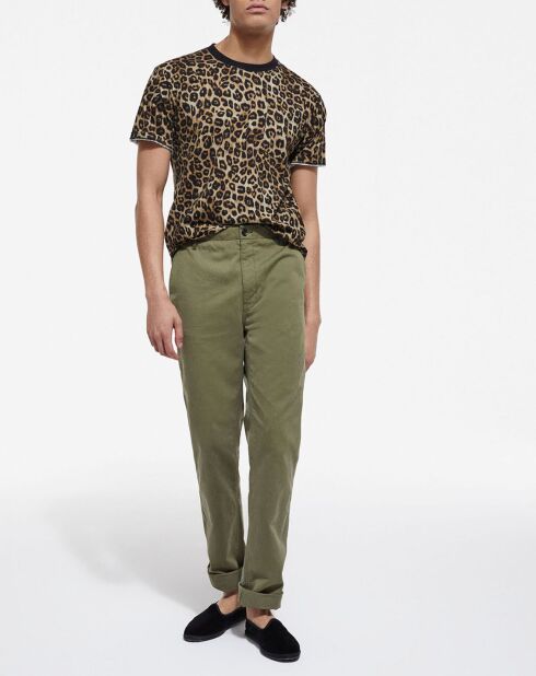 Pantalon Cargo Mix olive night