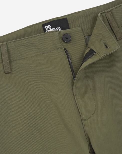 Pantalon Cargo Mix olive night
