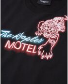 T-Shirt manches courtes print noir