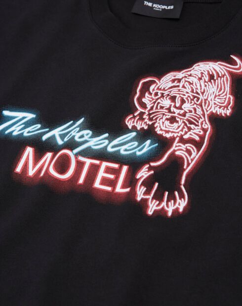 T-Shirt manches courtes print noir