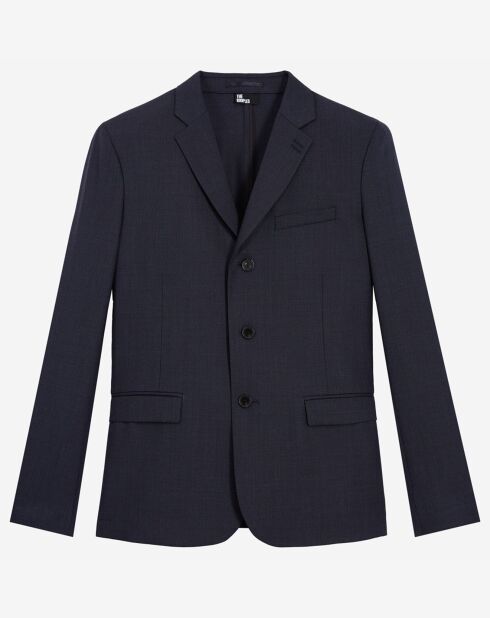 Veste de Costume 100% Laine Molle marine