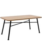Table à manger Nala naturelle - 160x90x75 cm