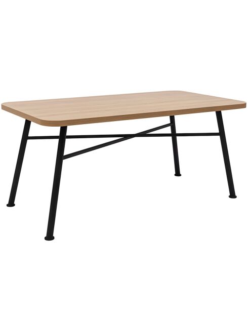 Table à manger Nala naturelle - 160x90x75 cm