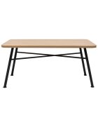 Table à manger Nala naturelle - 160x90x75 cm