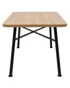 Table à manger Nala naturelle - 160x90x75 cm