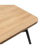 Table à manger Nala naturelle - 160x90x75 cm