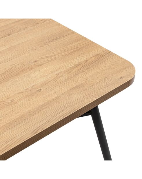Table à manger Nala naturelle - 160x90x75 cm