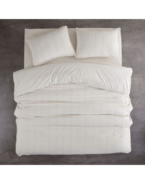 Encorte Bettbezug-Set creme/schwarz