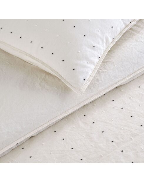 Encorte Bettbezug-Set creme/schwarz