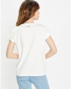 T-Shirt en Coton Bio Sisters blanc