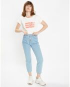 T-Shirt en Coton Bio Sisters blanc