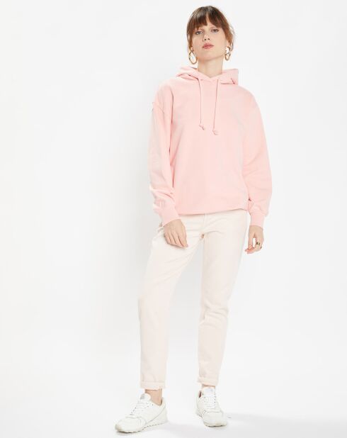 Sweat Oversize en Coton biologique Bahut rose bonbon