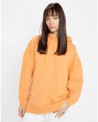 Sweat à capuche en Coton Bio Bahut orange moyen