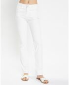 Jean en Coton Bio Lregular blanc