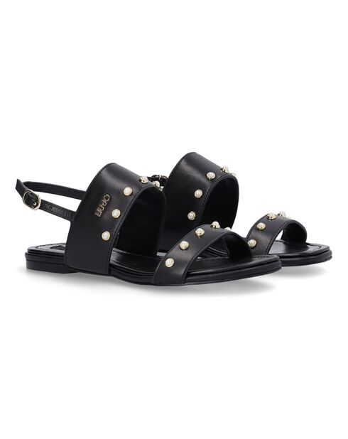 Sandales en Cuir Rachele noires