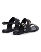 Sandales en Cuir Rachele noires