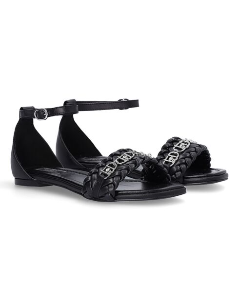 Sandales en Cuir Rym noires
