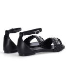 Sandales en Cuir Rym noires