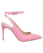 Slingbacks Vickie roses - Talon 10 cm