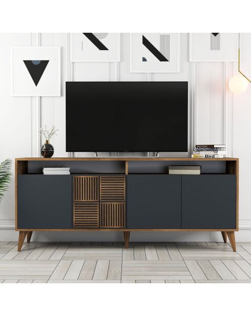 Buffet Milan noyer/anthracite