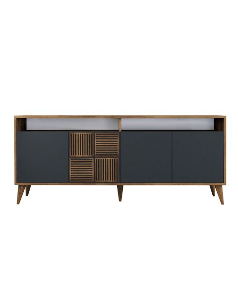 Buffet Milan noyer/anthracite
