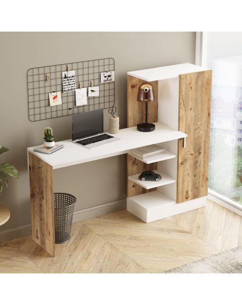 Bureau CT2 pin/blanc