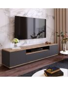 Meuble TV FR7 pin/anthracite