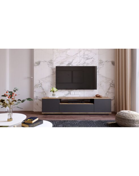 Meuble TV FR7 pin/anthracite