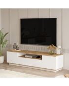 Meuble TV FR7 pin/blanc