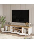 Meuble TV FR7 pin/blanc