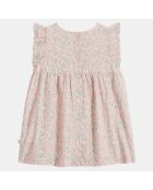 Robe en Coton Bio Itana bis popeline aop multicolore