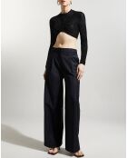 Crop Top Patti noir