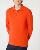 Polo Dolpiq ml piq orange vif