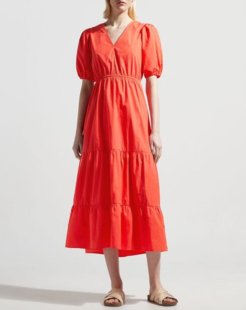 Robe Nadal dos ouvert rouge