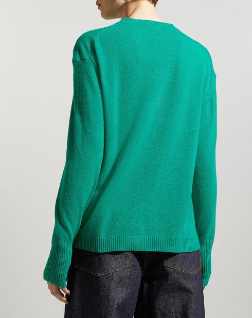 Pull en Laine & Cachemire mélangés Marina vert