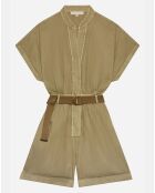Combinaison en Coton & Lin Atalante verte