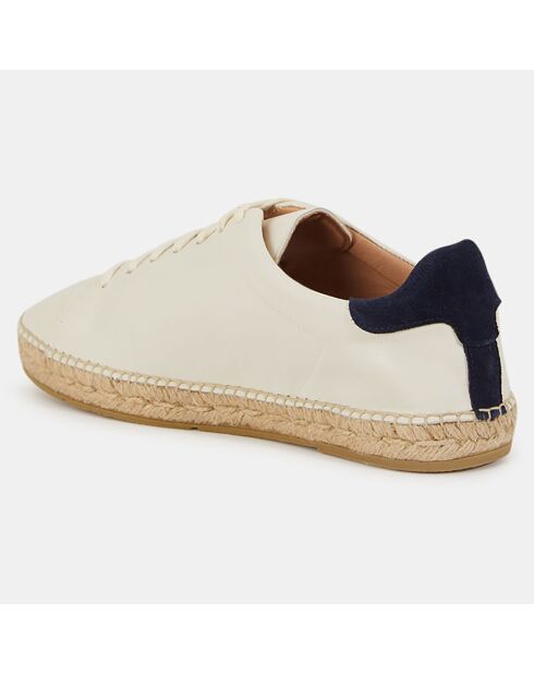 Baskets espadrilles en Cuir blanches