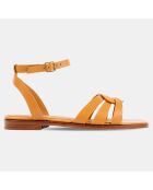 Sandales en Cuir Hanae camel