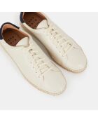 Baskets espadrilles en Cuir blanches