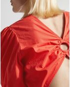 Robe Nadal dos ouvert rouge