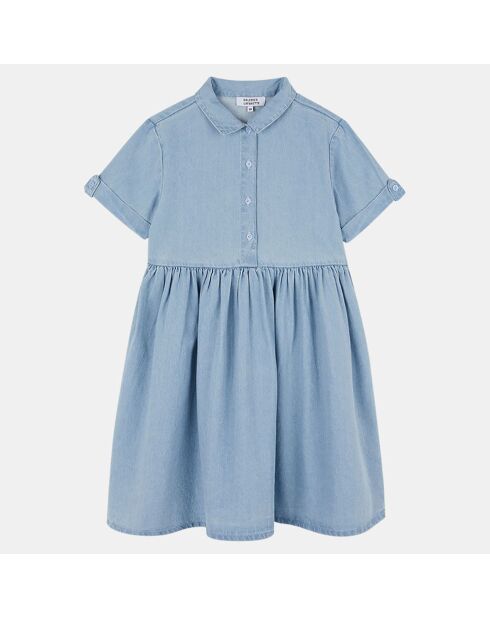 Blaues Jeanskleid Gina aus Bio-Baumwolle