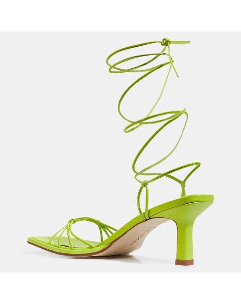 Sandales en Cuir Roda vertes - Talon 7 cm
