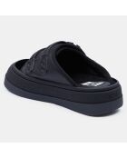 Mules intérieur Polaire Capri noires