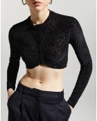 Crop Top Patti noir