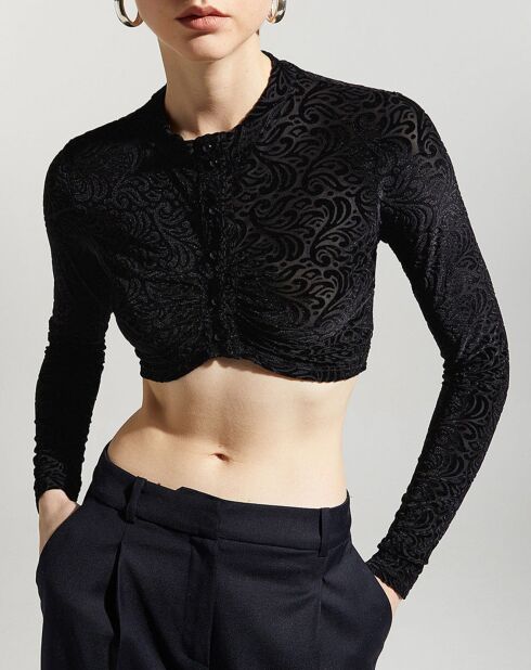 Crop Top Patti noir