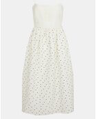 Robe gaufrée Anny blanche