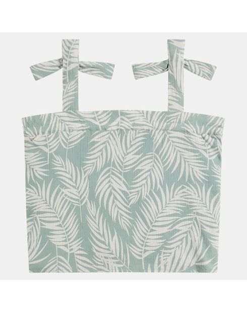 Top Lucie bianco/blu