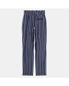 Pantalon Jupla à rayure blanc/bleu