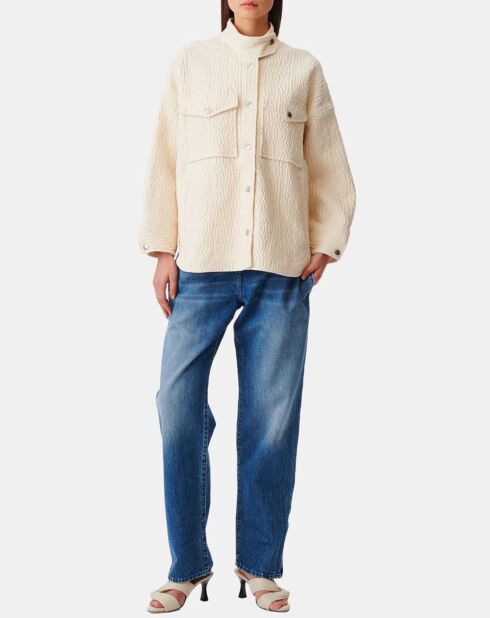 Veste texturée Rosana beige