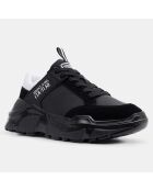 Baskets en Cuir Speedtrack Dis.06 noires